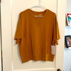 Athletes modern sundown sweatshirt tee NWT size small